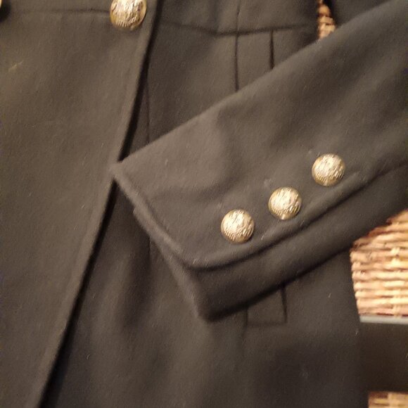 DKNY Chic & Tailored Black Wool Peacoat 2 - Picture 8 of 15